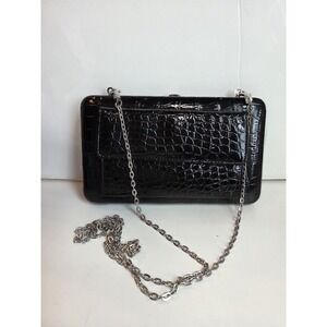Vintage THE Metropolitan Alligator‎ Croc Snap Clutch/Wallet Purse Cosmopolitan